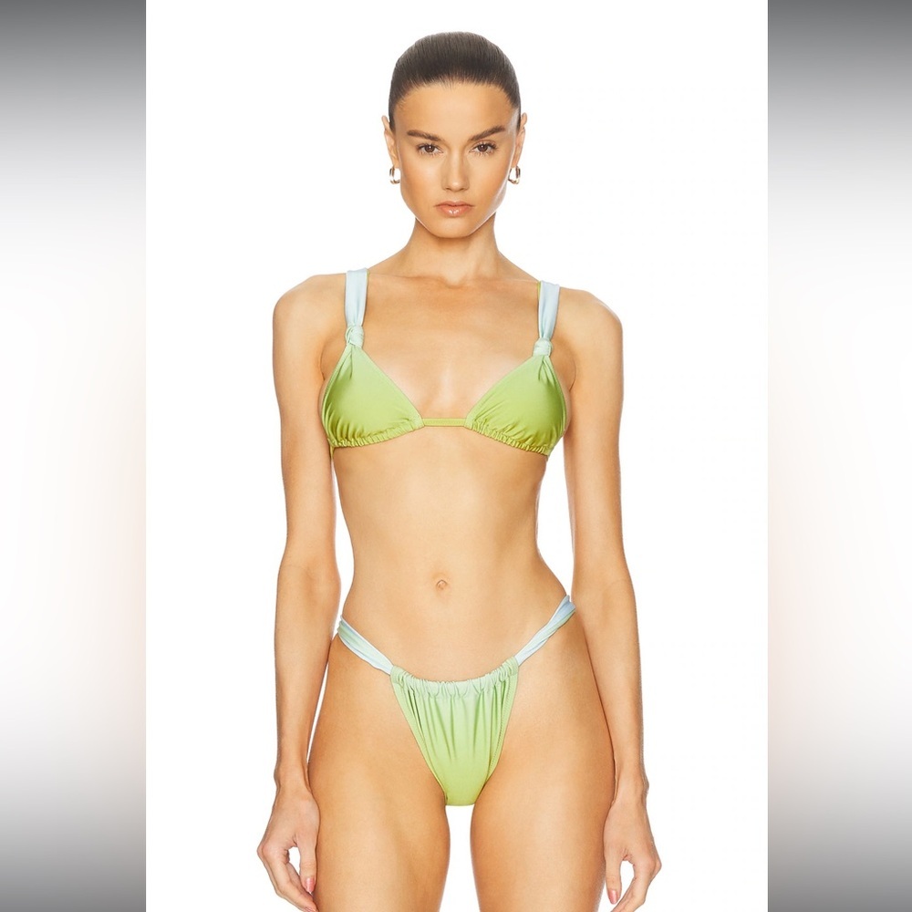 SOLID & STRIPED Olive Ribbed Bikini